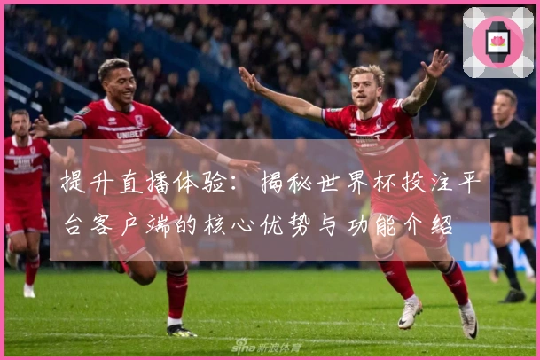 提升直播体验：揭秘世界杯投注平台客户端的核心优势与功能介绍