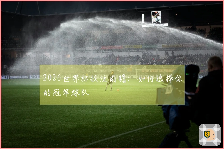 2026世界杯投注前瞻：如何选择你的冠军球队