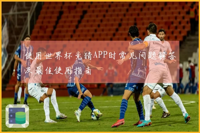 使用世界杯竞猜APP时常见问题解答及最佳使用指南